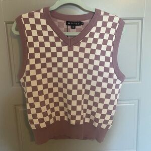 Motel Rocks Checkered Vest